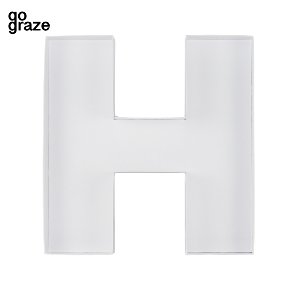 PERFECTLY IMPERFECT Go Graze Letter Box ‘H’