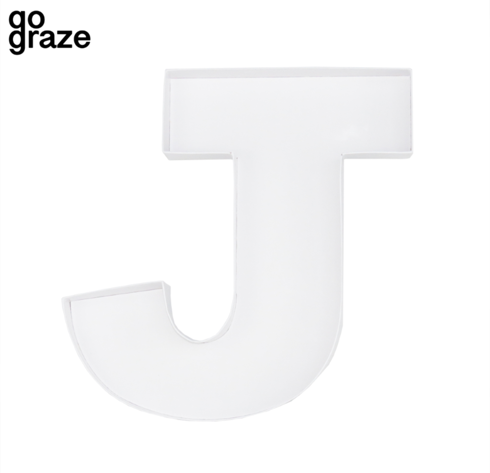 PERFECTLY IMPERFECT Go Graze Letter Box ‘J’