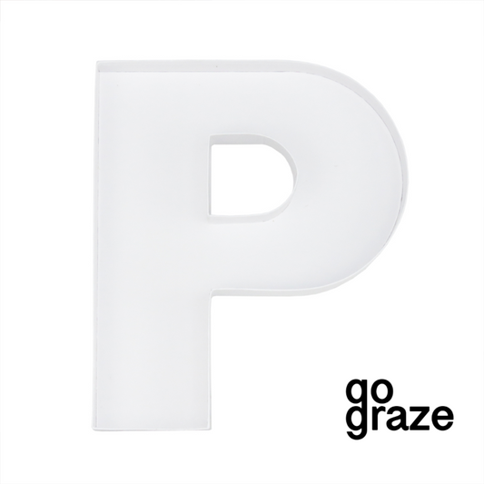 PERFECTLY IMPERFECT Go Graze Letter Box ‘P’